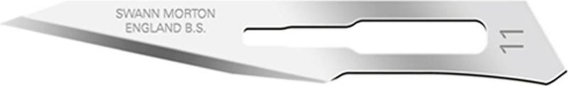 Swann Morton Scalpelmesjes - Niet Steriel - Mesnummer 11 - REF 0103