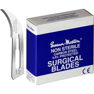 Swann Morton - Mesjes Niet Steriel - 100 Stuks - Carbon Staal