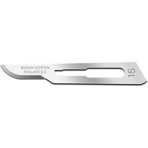 Swann Morton Scalpelmesjes - Niet Steriel - Mesnummer 15 - REF 0105