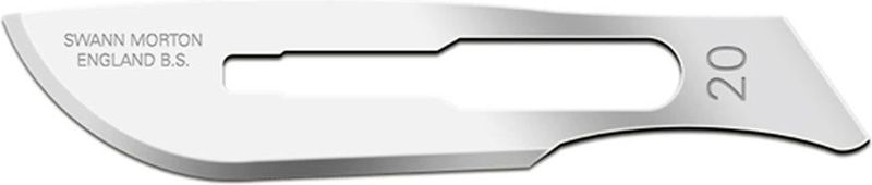 Swann Morton Scalpelmesjes - Niet Steriel - Mesnummer 20 - REF 0106