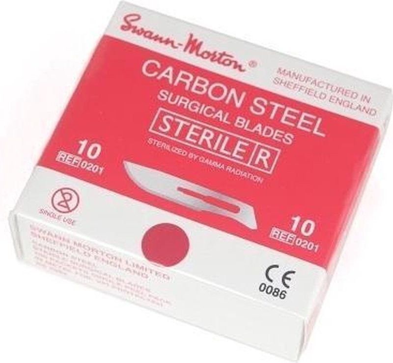 Swann Morton Scalpelmesjes - Steriel - Mesnummer 10 - REF 0201