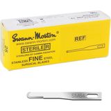 Swann Morton scalpelmesjes fijn steriel SM64 Swann Morton - RVS - Chirurgisch scalpelblad - SM64