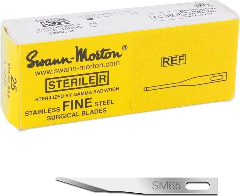 Swann Morton SM65 Scalpelmesjes - Steriel - 25 Stuks