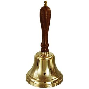 Buckingham Handgemaakte Bell Tafel, Bell, Bell, in Bell Reception School, Last Order Bell Bibliotheek, Bell, pub Bell – 13 cm, Messing