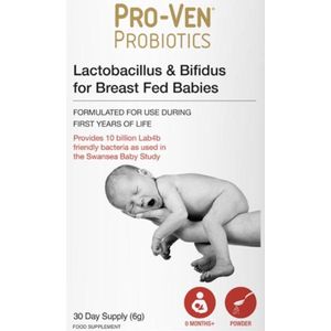 Pro-Ven lactobacillen en bifidus voor babies BORSTVOEDING
