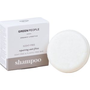 Green People Shampoo bar scent free repairing anti frizz 50g