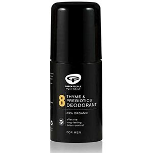 HEADLANDS Green People Deo 8 tijm en prebiotica voor mannen, 75 ml