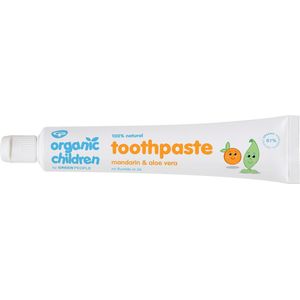 Green People - Organic Children - Kids Tandpasta Mandarijn met Fluoride