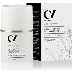 Age Defy+ hydraterende crème, 30 ml, natuurlijke en biologische anti-aging gezichtscrème van Cha Vøhtz | hydraterende dag en nacht voor een rijpe huid, vrij van parabenen, ethylalcoholvrij, dierproefvrij en veganistisch