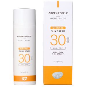 Green People - Suncream - SPF30 - Parfumvrij - Vegan - 100% Natuurlijke Formule