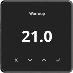 WARMUP Element WiFi thermostaat | Elektrische vloerverwarming | Kleur: Zwart