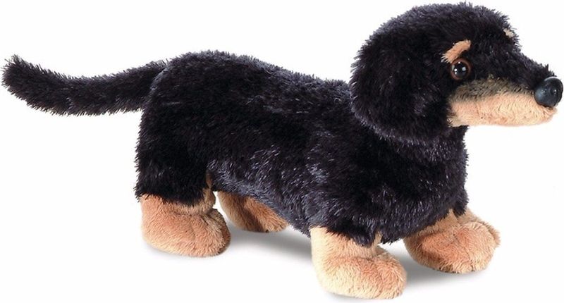 Aurora Teckel hondje - pluche knuffel - 20 cm