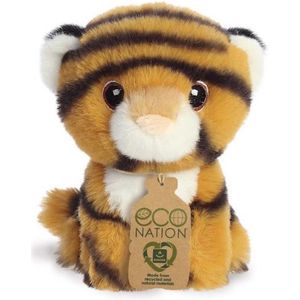 Aurora Eco Nation tijger knuffel 12,5 cm