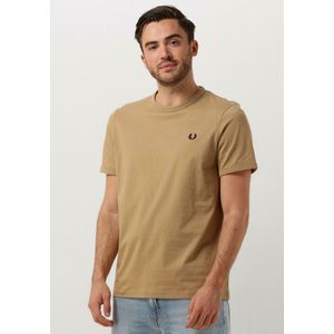 Fred Perry Ringer T-shirt Polo's T-shirts Heren - Polo shirt - Camel