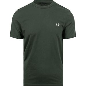 Fred Perry T-Shirt Donkergroen T50