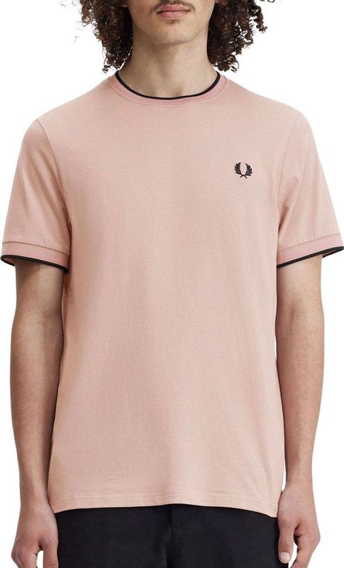 Fred Perry - Twin Tipped T-shirt - Mannen - Zwart - Katoen