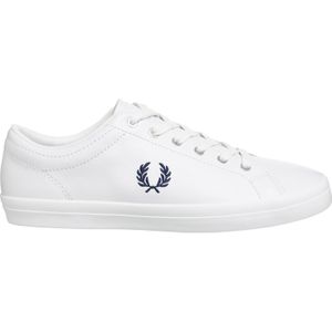 Fred Perryvoor mannen. B7311-200 Leren sneakers Baseline wit (43), Leer, Plat, Veters, Casual