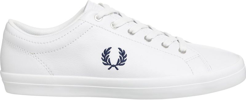 Fred Perry - Baseline - Sneakers - Wit - Leer