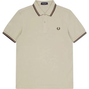Fred Perry - Poloshirt - Beige - 100% Katoen - Slim-Fit