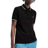 Fred Perry - Twin Tipped Polo - Poloshirt - Zwart - 100% Katoen