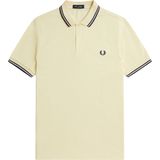Fred Perry - Twin Tipped Shirt - T-shirt - Beige - 100% Katoen