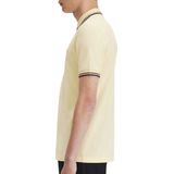 Fred Perry - Twin Tipped Shirt - T-shirt - Beige - 100% Katoen