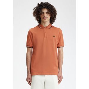 Fred Perry - Twin Tipped T-shirt - Light Rust - Katoen