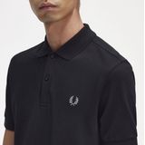 Fred Perry - Plain Polo - Zwart - Katoen