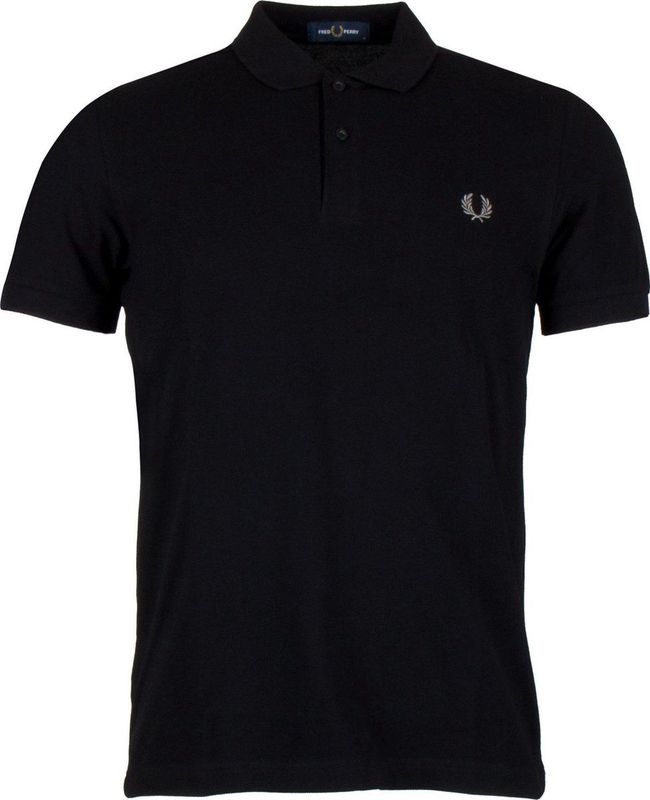 Fred Perry - Plain Polo - Zwart - Katoen