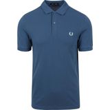 Fred Perry Polo Plain Mid Blauw - Heren