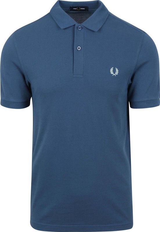 Fred Perry Polo Plain Mid Blauw - Heren