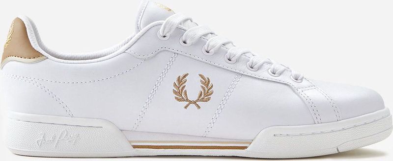 Fred Perry B722 leather - white warm stone