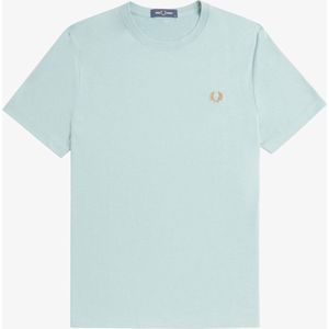 Fred Perry - T-shirt - Blauw - 100% Katoen - Modern-Fit