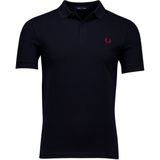 Fred Perry - Polo - Donkerblauw - Katoen - Effen Design