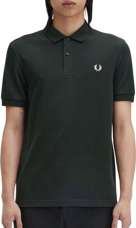 Fred Perry - Core Polo Shirt - Donkergroen - Katoenpiqué