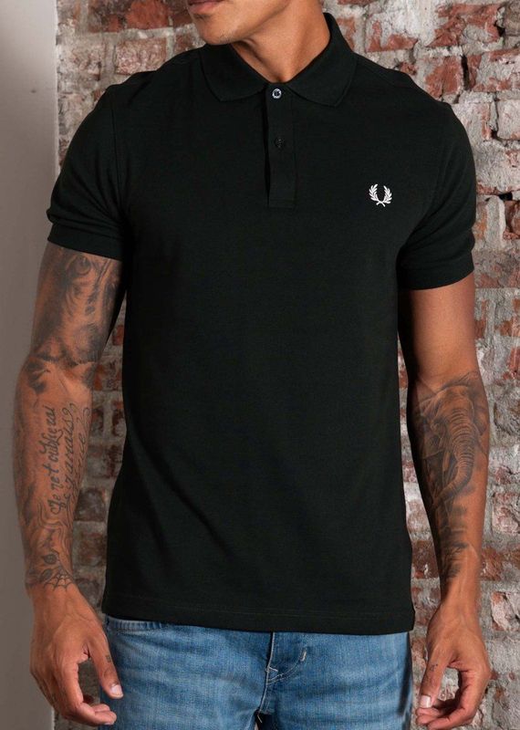 Fred Perry - Core Polo Shirt - Donkergroen - Katoenpiqué
