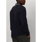 Fred Perry - Gestreept Poloshirt - Blauw - Katoen - Lange Mouwen