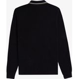 Fred Perry Twin Tipped Fred Perry Shirt Long Sleeve Heren - Polo shirt - Zwart