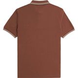 Fred Perry - Poloshirt - Bruin - 100% Katoen - Slim-Fit