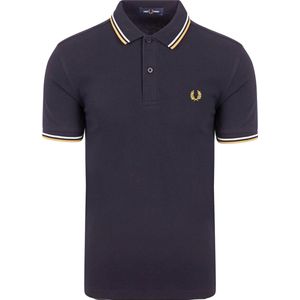 Fred Perry - M3600 - Polo - Marineblauw - Katoen - Korte Mouwen