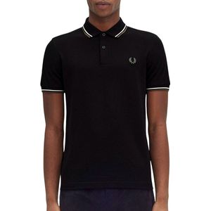 Fred Perry - Twin Tipped Polo - Zwart - Poloshirt