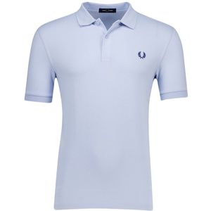 Fred Perry - Polo - Lichtblauw - 100% Katoen - Normale Fit