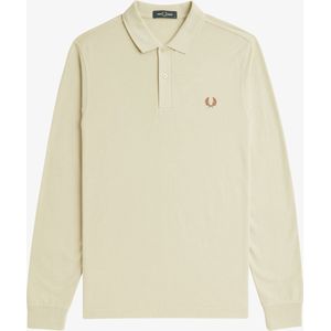 Fred Perry - LS Plain Shirt - T-shirt - Groen - Katoen