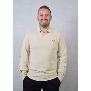 Fred Perry - LS Plain Shirt - T-shirt - Groen - Katoen