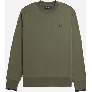 Fred Perry Crew neck sweatshirt - laurel wreath green night green