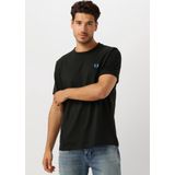 Fred Perry Ringer T-Shirt Groen T61 - Heren - Print T-shirts