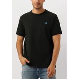 Fred Perry Ringer T-Shirt Groen T61 - Heren - Print T-shirts