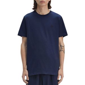 Fred Perry - T-shirt - Donkerblauw - Katoen - Normale Fit