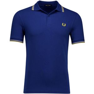 Fred Perry, Heren, Tops, Blauw, Maat: L Katoen,