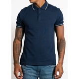 Fred Perry - M3600 - Poloshirt - Blauw - Katoen, Korte Mouwen, Gerecyclede Materialen